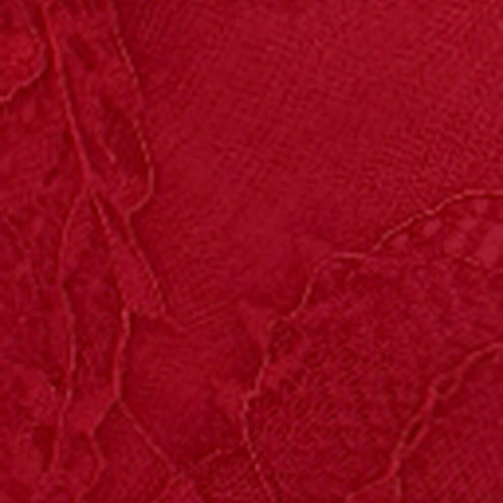 Burgundy Casual Women's Date Night Lace Long Sleeve Square Neck Bodycon Dress - Picture 7 of 7